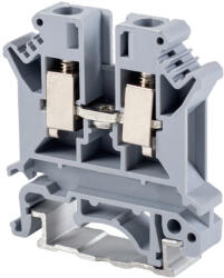 Tracon Fázisvezető ipari sorozatkapocs, csavaros, sínre, szürke 0, 2-6mm2, 800VAC, 57A (TSKA6)