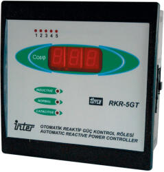 TRACON Fázisjavító automatika, egyfázisú, 5 kondenzátor telephez 144×144mm (TFJA-07) - vilagitasok