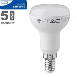 V-TAC LED lámpa E14 (4, 8W/120°) Reflektor R50, hideg fehér PRO Samsung (16873)