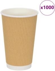 vidaXL 500 db barna papír kávéscsészék 16oz 400ml (4102801)