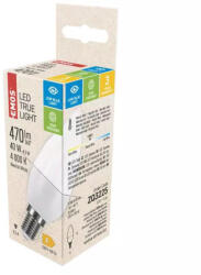 EMOS LED izzó True Light gyertya / E14 / 4, 2 W (40 W) / 470 lm / (CRI)Ra >94 / természetes fehér (ZQ3225)