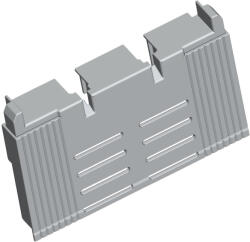 Tracon Érintésvédelmi burkolat, 3P 00, 3P, h1=32 mm, F, S00, P00, R95 (UGS-KETO-00-3-32)
