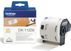Brother DK11209 29x62mm 800db-os papír fehér/fekete papírszalag (DK11209) - haztartasibolt