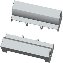 Tracon Magasságállító adapter, jobbraés balra 00, 70-90 mm, 3P, System 300 mm (HAB-KETO-00-37090SRL)