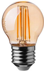 V-TAC E27 LED izzó filament 4W Kisgömb - extra meleg fehér (13982)