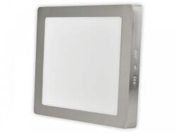 Avide Falon kívüli LED panel (négyzet alakú) 24W - szatén-nikkel, 4000K (30212)