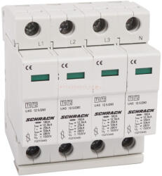 Schrack Túlfeszültség levezető 4 pólusú T1+T2/BC 12, 5 kA (IS210449)
