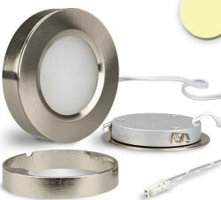 IsoLED LED lámpa be és aláépíthető 12V 3W 160Lm 2800K ezüst MiniAmp csatlakozóval (ISO112354)