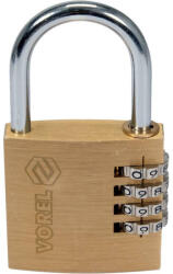 Vorel kombinációs lakat 40 mm 4 jegyű (77608)