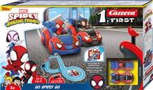 Carrera FIRST Slot Car Track - 63050 Spidey Go Webs Go
