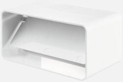 ELMARK Műanyag csatorna toldó elem csappantyúval(ventilátorhoz, elszívóhoz) (M522030)