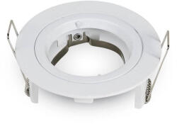 V-TAC Olcsó beépíthető fix kör spot lámpatest fehér IP20 (14237)