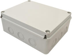 Tracon Elektronikai doboz, világos szürke, teli fedéllel 250×200×90, IP67 (MED25209) - vilagitasok