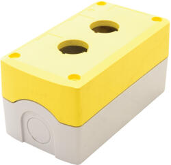 TRACON Tokozat 22 mm-es nyomógombokhoz sárga 2-es (NYGD-2YE)