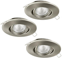 EGLO Tedo LED beépíthető GU10 3x5W 3000K króm dimmelhető 3 lépésben (95358)