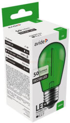 Avide Dekor LED Filament fényforrás 1W E27 Zöld (ABDLS44F-1W-G) - vilagitasok