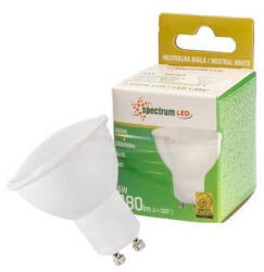 Spectrum 6W GU10 230V természetes fehér LED 120° 4000K (WOJ13267)