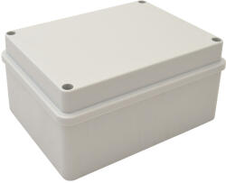 Tracon Elektronikai doboz, világos szürke, teli fedéllel 150×110×70mm, IP54 (MED15117S) - vilagitasok