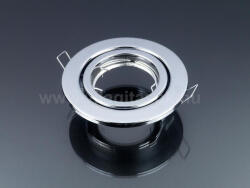 V-TAC Beépíthető spot lámpatest olcsó billenthető króm (12425)