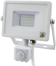 V-TAC Mozgásérzékelős PRO LED reflektor hideg fehér 10W/100° IP65 (19720)