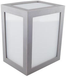 V-TAC Cube oldalfali dekor lámpatest, 12W, szürke, természetes fehér (17972)