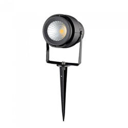 V-TAC Leszúrható LED reflektorlámpa 12 Watt - természetes fehér fekete, IP65 (19225)
