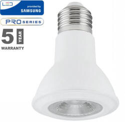 V-TAC LED lámpa E27 (7W/40°) PAR20 - hideg fehér PRO Samsung (16654)