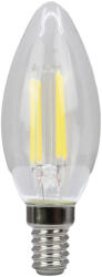 TRACON COG LED gyertya fényforrás, átlátszó E14, 4W, 4000K (FILC354NW)