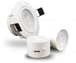 DANIELLA LED beépíthető spotlámpa, fehér, 7W, 600Lm, 4000K, 120° (DEL1551)