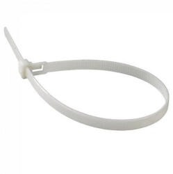 V-TAC Vezeték rögzítő, kábel kötegelő fehér 3.5x150 mm -100 darab (V-TAC) (24042)