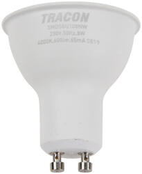 TRACON Műanyag házas SMD LED spot fényforrás SAMSUNG chippel GU10, 8W, 4000K (SMDSGU108NW)