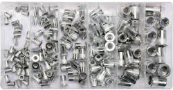 Yato alumínium szegecsanya készlet 150 részes M3-M10 (YT-36460)