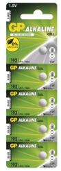 GP Batteries Alkáli gombelem GP LR41 (192F), 5db 70546 (1041019205)