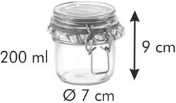 Tescoma DELLA CASA csatos befőttes üveg, 200 ml (895141.00)
