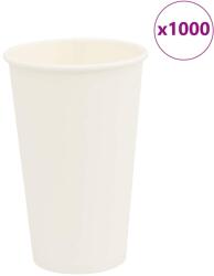 vidaXL 1000 db fehér papír kávéscsészék 16oz 400ml (4102793) - vidaxl