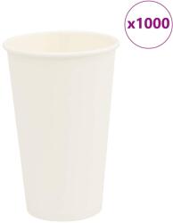 vidaXL 1000 db fehér papír kávéscsészék 16oz 400ml (4102793)