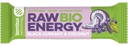 bombus Baton Energizant Bio, Raw Energy, cu Coacaze Negre si Nuca de Cocos 50 g Bombus (BB31303)