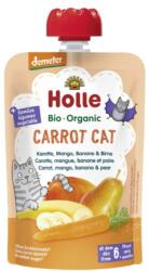 Holle Baby Piure de Morcovi cu Mango, Banane si Pere Eco, Carrot Cat, Holle Baby, 100 g