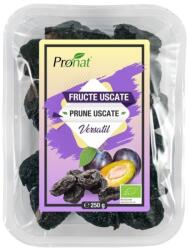 Pronat Tray Pack Prune BIO Uscate, fara Samburi, 250 g, Pronat (PRN7757)