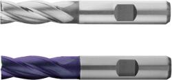 FORMAT Freza HSS-E Co8, Tip N, din 844k, Scurta, 4 Taisuri, HSS-E Tiain , R 2 / 6, L 7 / 51 (FR.2175XX0200)