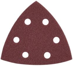HARDEN Set de 10 Triunghiuri Abrazive Velcro 6 Orificii 93X93X93 mm, Granulatie 120 (ZH611817)
