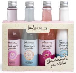IDC Institute Set Cadou Femei IDC Institute Gourmand's Favorites, Gel de Dus 200 ml, Spuma Baie 200 ml, Lotiune Corp 200 ml, Scrub Corp 200 ml (AQIDC000099)