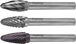 RUKO Freze Biax Forma F, Con de Brad, Cb Ticn, 10.0 X 20.0 / 60.0 X 6.0 (RK.116032TC)