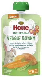 Holle Baby Piure de Morcovi, Cartofi Dulci si Mazare Eco, Veggie Bunny, Holle Baby, 100 g