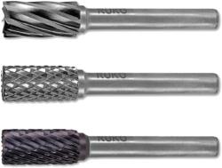 RUKO Freza Biax Forma A, Cilindrica, cu Dantura Frontala, Cb Ticn, 8.0 X 18.0 / 60.0 X 6.0 (RK.116016TC)
