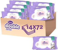 Violeta nedves törlőkendő - double care (14x72 db)