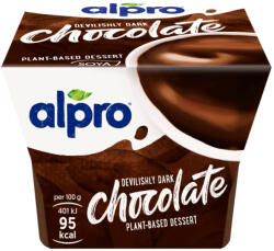 Alpro ördögien sötét étcsokoládéízű desszert (125 g)