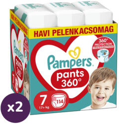 Pampers INGYENES SZÁLLÍTÁS - Pampers Pants bugyipelenka 7, 15+ kg, 1+1 228 db