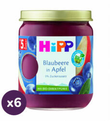 Hipp BIO Prémium Alma áfonyával 5 hó+ (6x160 g)