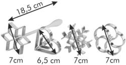 Tescoma DELÍCIA Gofri rosette készítő, 4 db (630048.00) - pepita